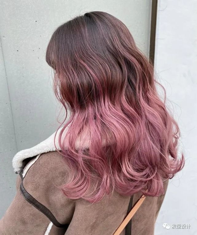 渐变发尾染,好迷人.