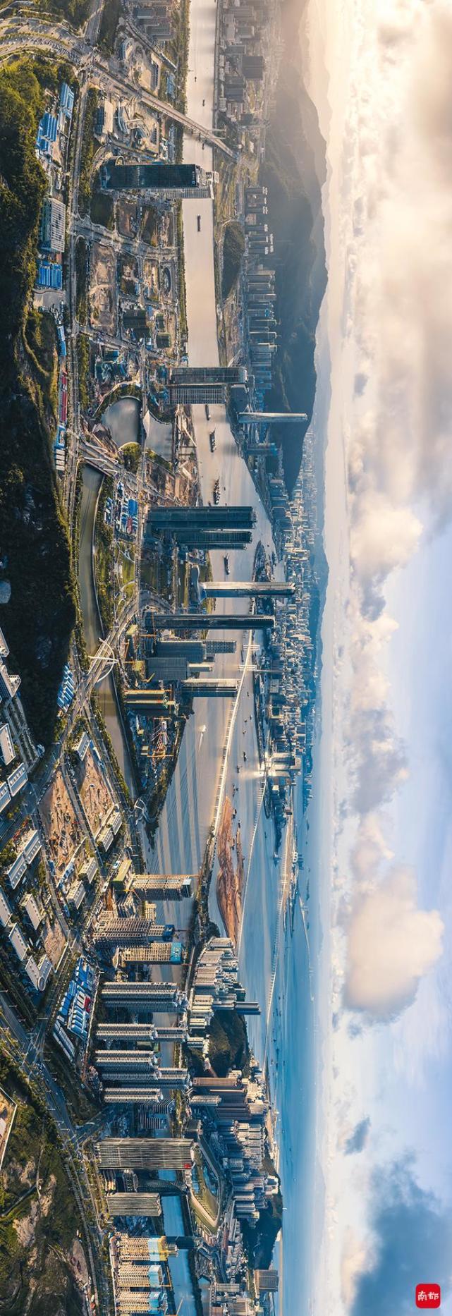 横琴长图画卷建筑闪闪发光它的美24小时不打烊