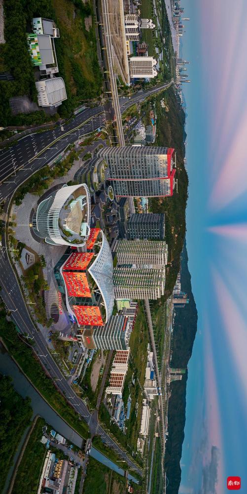 横琴国际科技创新中心.南都拍客 崔瑞巨 摄横琴夜景.