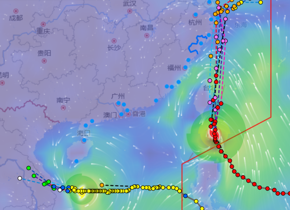 溫州颱風網颱風路徑預報圖9月11日開始我市或將出現較明顯降水11日