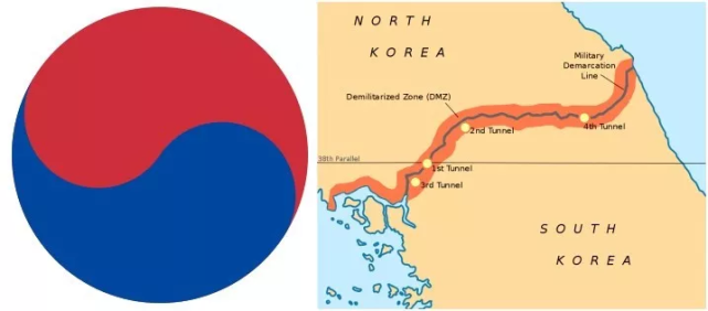朝鲜三色太极图图片