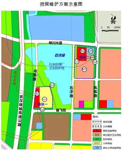 蔡甸区规划图图片