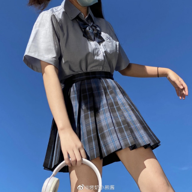 jk制服日常:第314期蓝裙校园系列