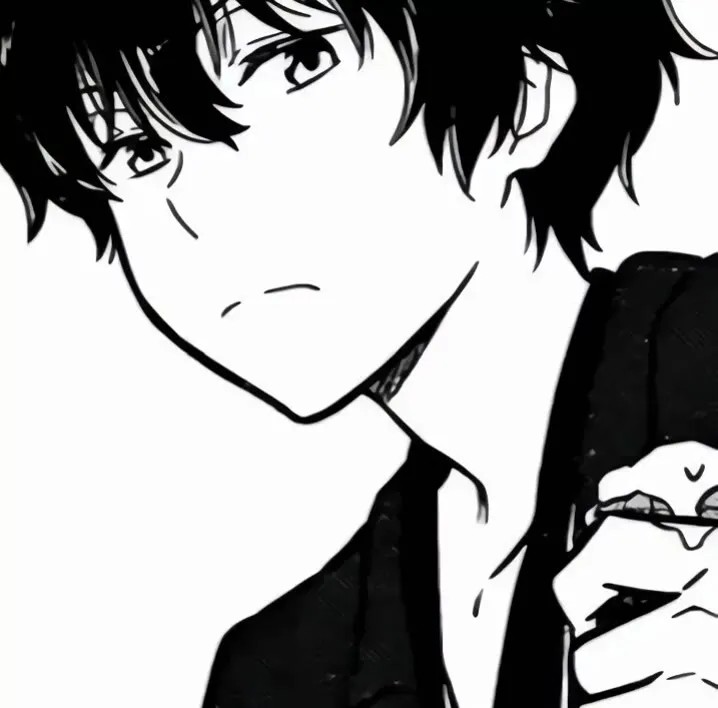 黑白动漫头像夏天的风永远不会停下