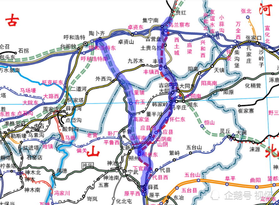 山西5条拟建高铁1条普速铁路推进情况其中2条高铁快要开工