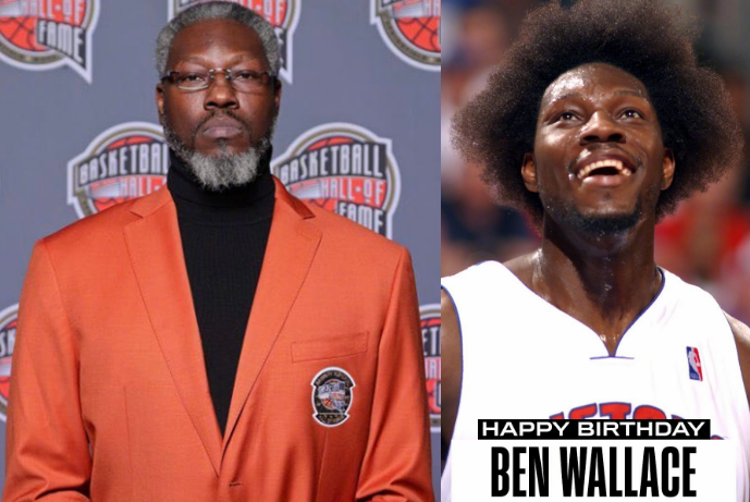 本华莱士 47岁大本钟老了很多！头发胡子全白，昔日NBA巨无霸，变了个人