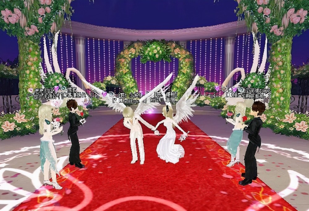 游戏里最美的结婚场景:炫舞已成回忆,换这连路人见了都赞叹