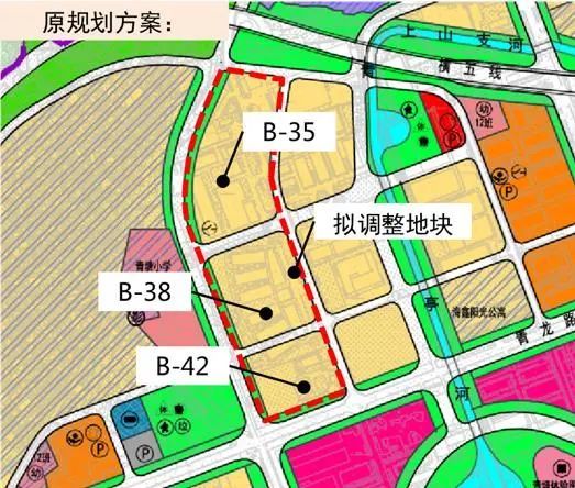拟调整区域位于连江县中心城区青塘片区,拟调整南靠青龙路,东临现状