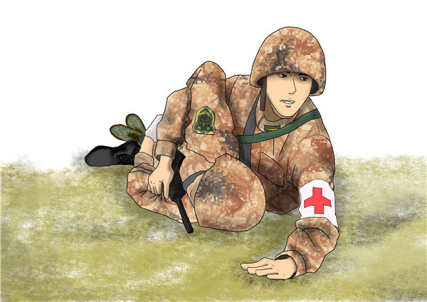 世界急救日:漫画军人战地紧急救护技能