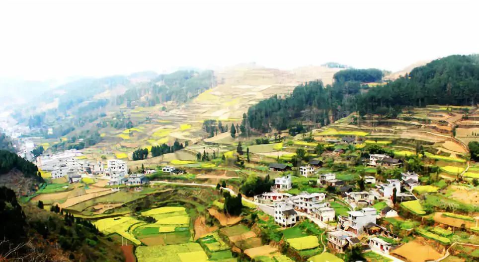 卫星视角下的美丽乡村德江县新滩村│乌江边上渔乡风情步入岸上人家