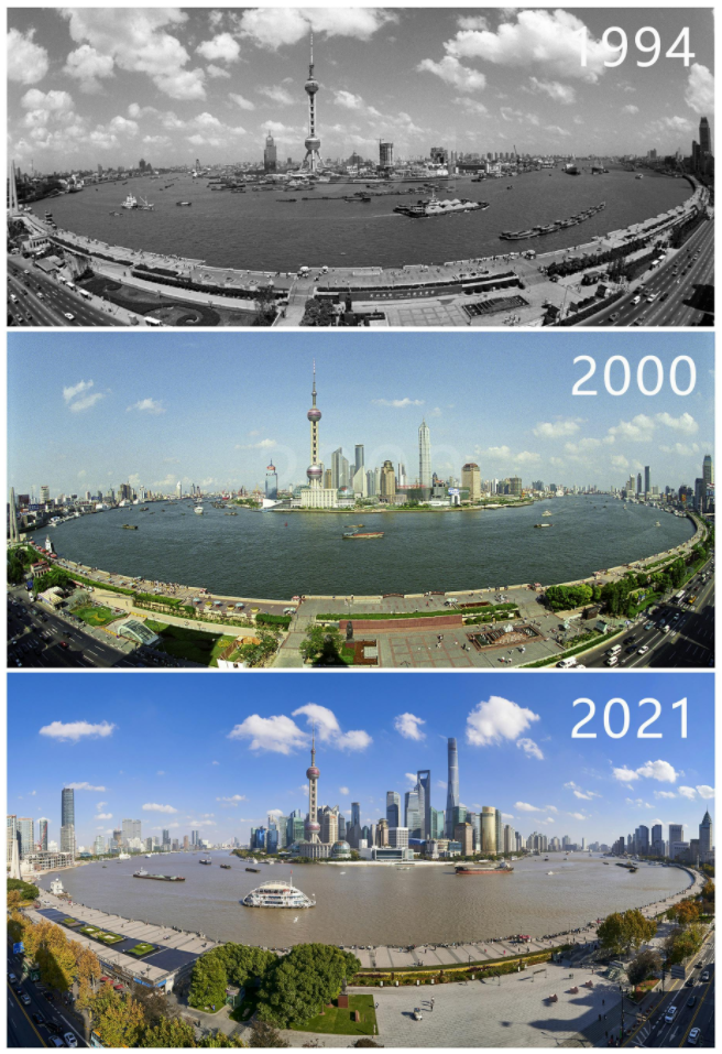从24米瞭望塔到632米上海中心陆家嘴开发亲历者细数浦东蝶变
