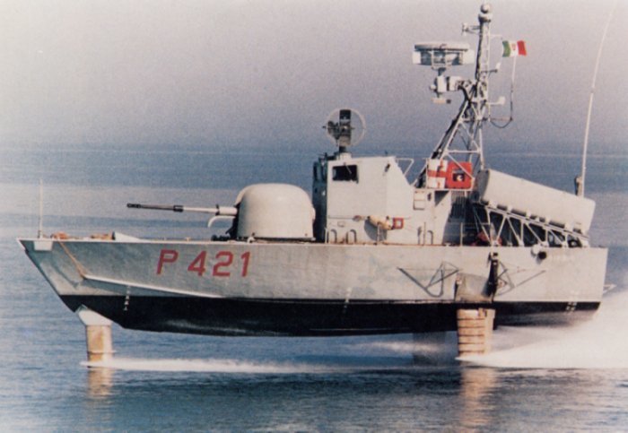 意大利鹞鹰级水翼导弹艇日本眼馋却发现不适用