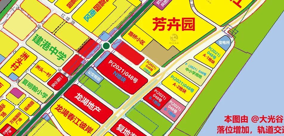 汉阳滨江新港板块土地再次出让!地标不低于260米,商建约26万
