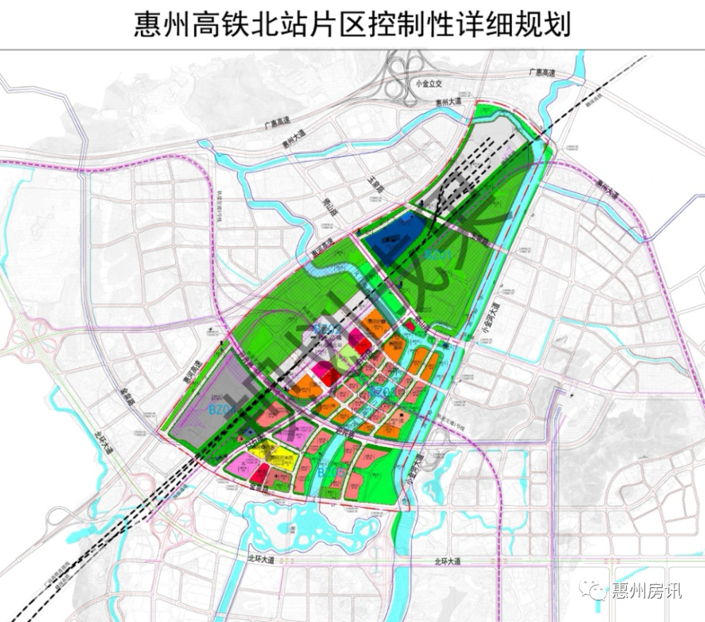 规划定位惠州市综合交通枢纽与连通大湾区门户,百里高铁创新产业带的