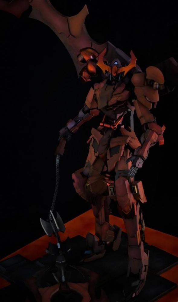 模玩控红魔巴巴托斯高达模型