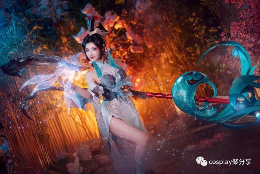 王者荣耀大乔白鹤梁神女cosplay