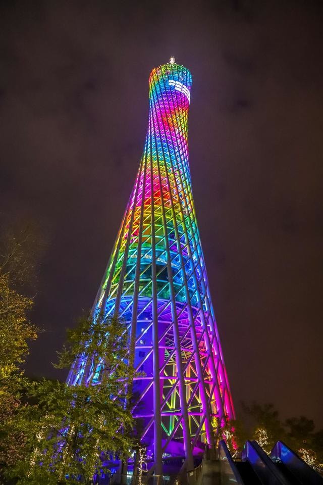 广州旅游必打卡,地标建筑小蛮腰,俯瞰羊城第一缕阳光_腾讯新闻