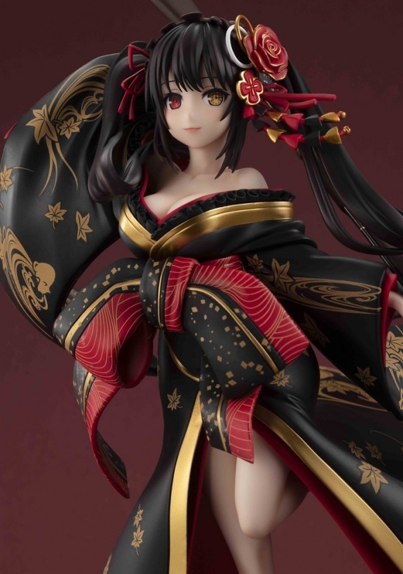 漆黑和服下的雪白身体 时崎狂三花魁ver手办开始预订