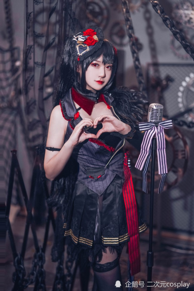 《碧蓝航线》大凤cos,优雅美丽,哥特风与机械风融合太美了