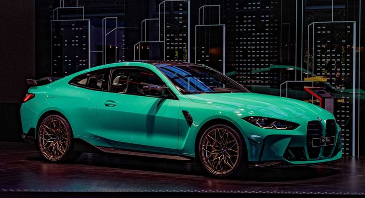 全新宝马m4薄荷绿实车曝光配备大量碳纤材质 Mpp套件全套原厂改装件 腾讯新闻