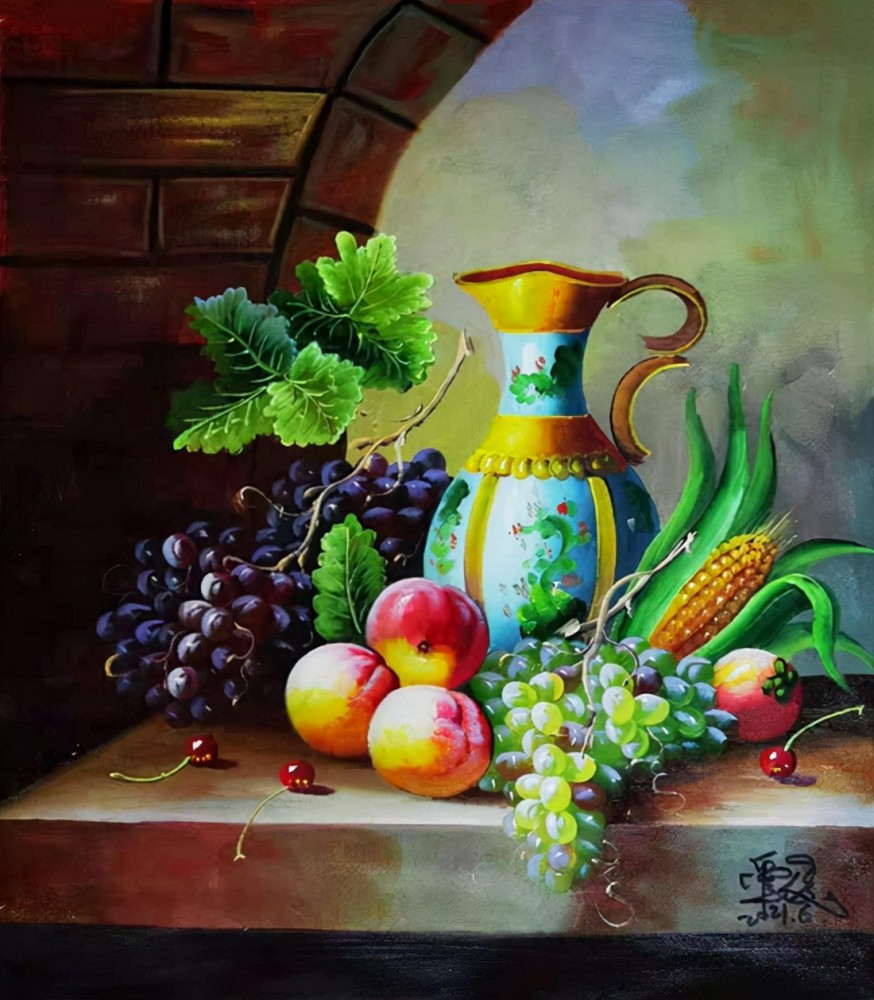 名家名画中国著名油画家管俊作品赏析