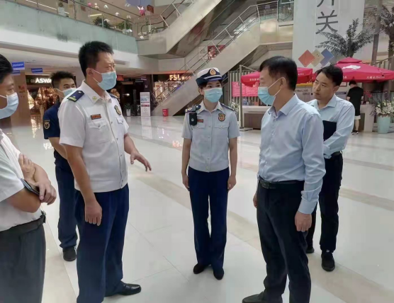 郑东新区党工委书记孙建功带队检查调研消防安全工作