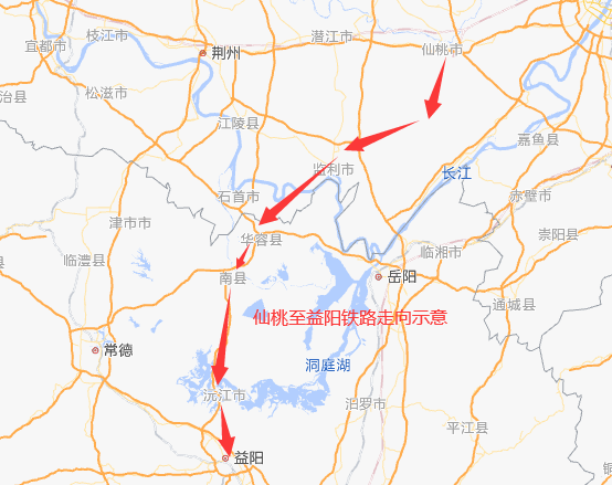 最新消息途經監利的鐵路由武貴變成武仙益