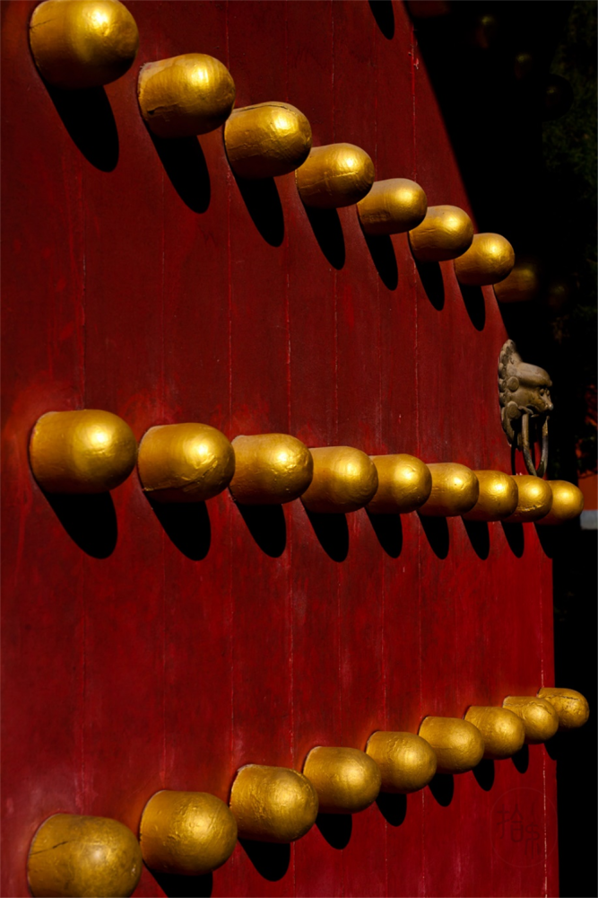 扬城古宅门—门钉