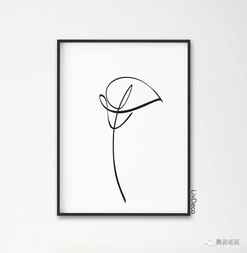 极简主义花鸟画