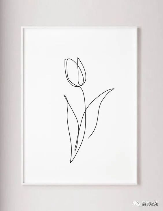 极简主义花鸟画