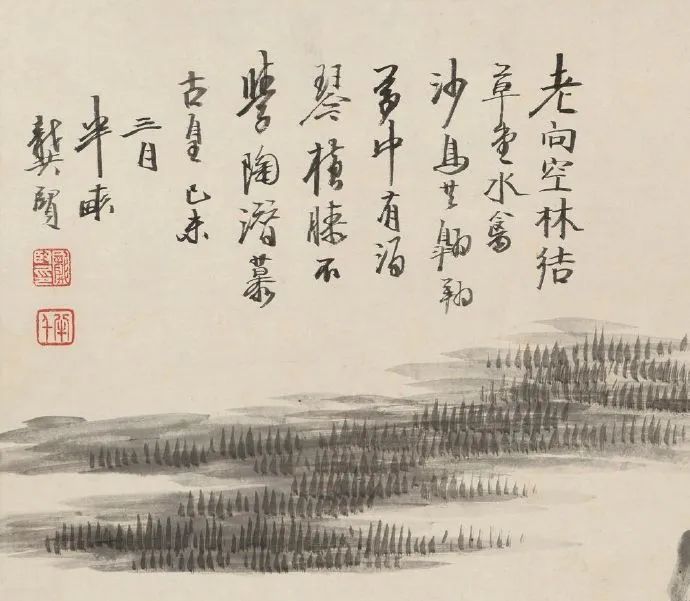 龚贤是位既注重传统笔墨又注重师法造化的山水画家.