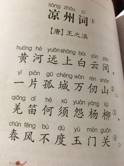 王之涣的凉州词二首·其一原文王之涣凉州词二首·其一黄河远上白云间