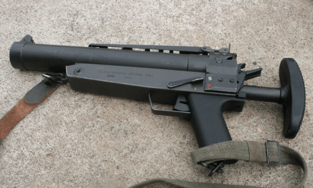 hk69榴弹发射器亦被称为榴弹手枪