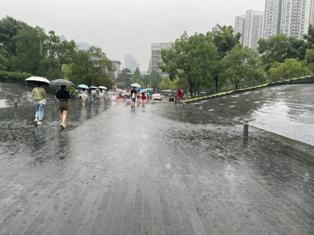 雨雨雨……四川连续阴雨天气模式中,出门伞不离身