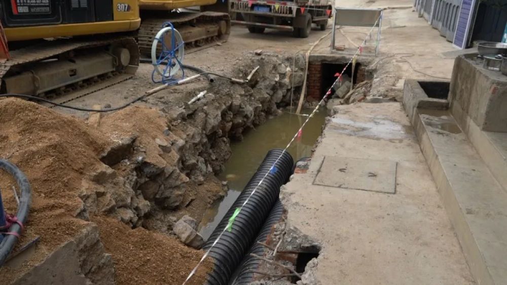 美丽县城整治污水配套管网建设助力县城更美丽