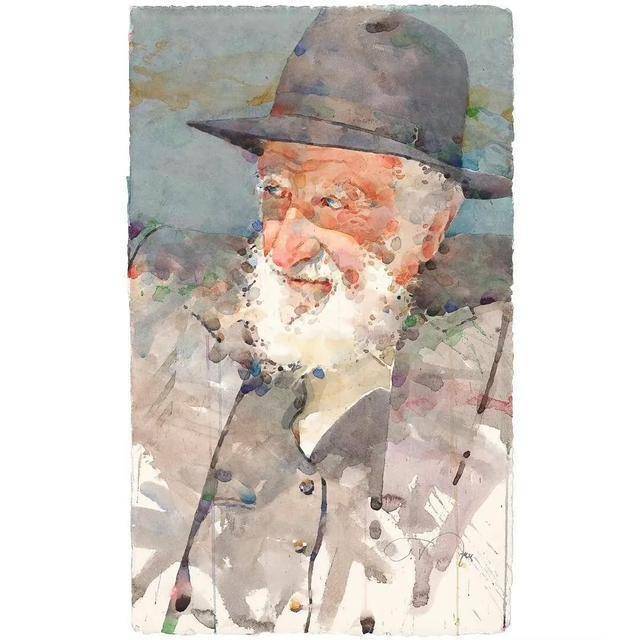 阳光的颜色纳托尔水彩人物画欣赏