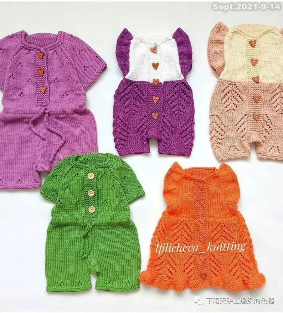 宝宝衣服织织看,各种款式超可爱!手工编织儿童毛衣款式推荐!