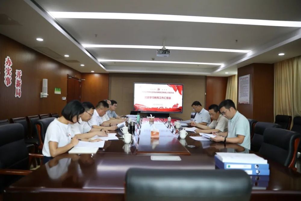 林波向指导组汇报了集团党史学习教育工作开展情况.