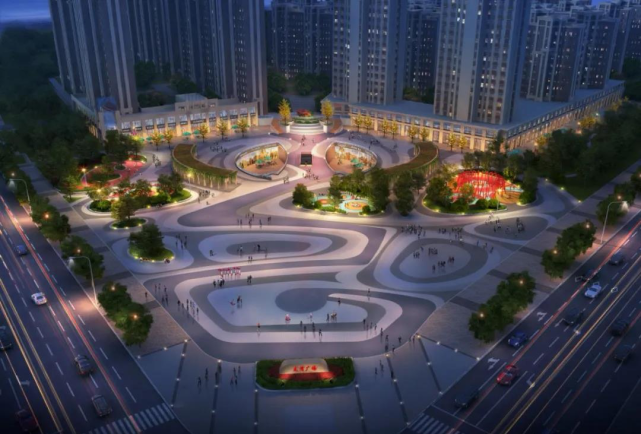 沂水龙湾(市民)广场最新进展!