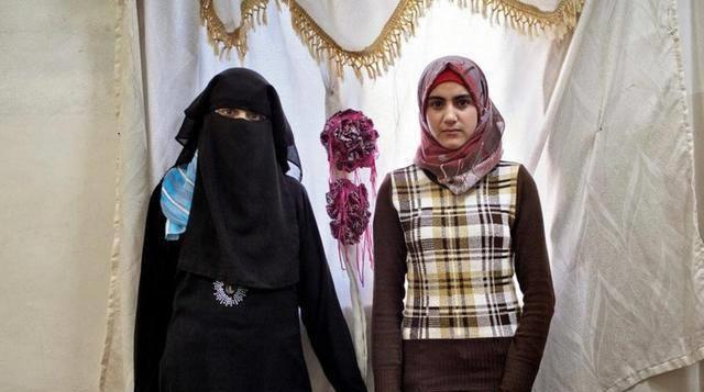 叙利亚女人 黑市图片