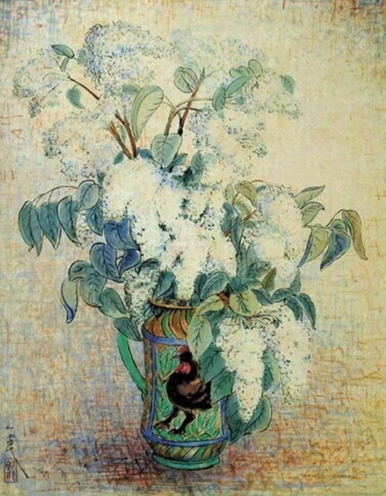 鉴赏|潘玉良的花,宁静淡雅_腾讯新闻