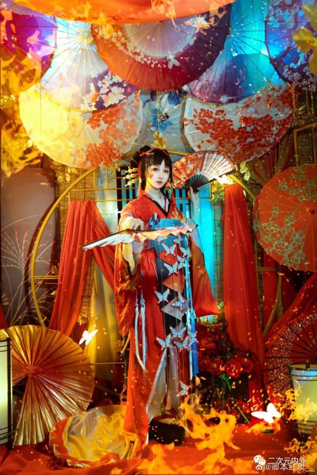 cos正片～《阴阳师》不知火 蝶步韶华