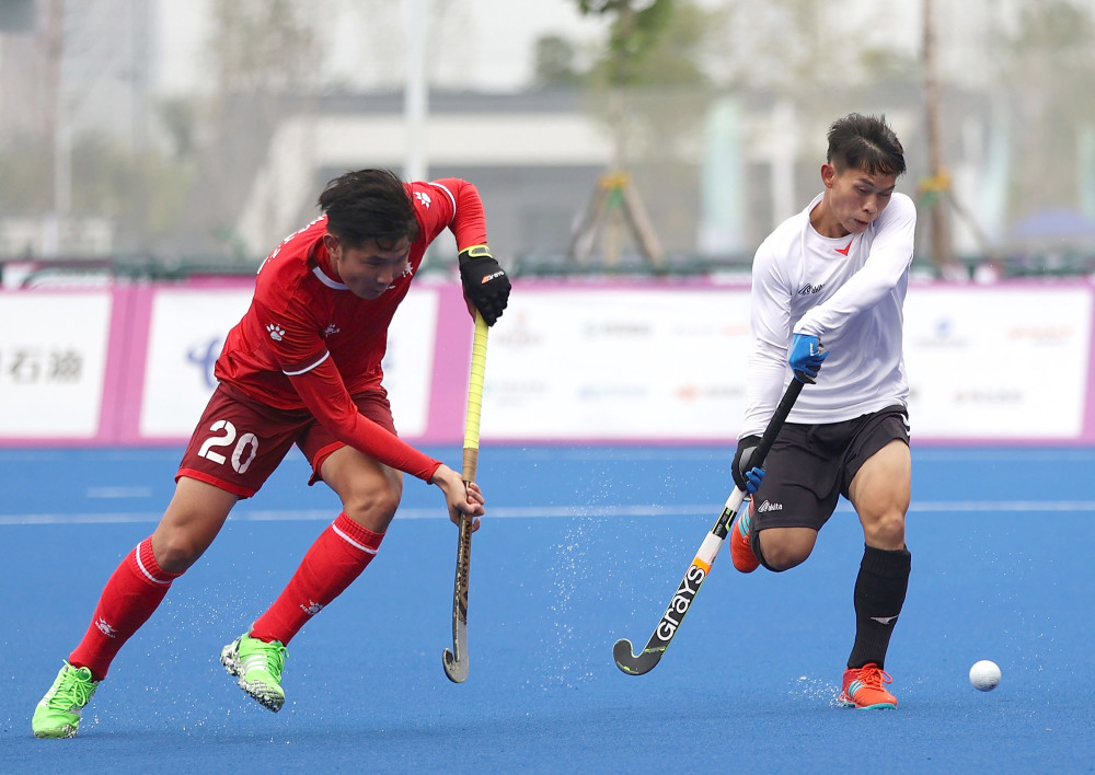 全运会曲棍球男子小组赛天津队胜陕西队