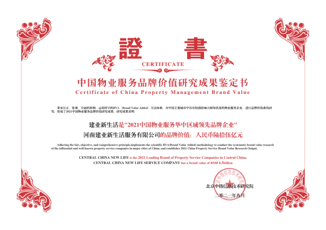 建业集团斩获十余项行业殊荣