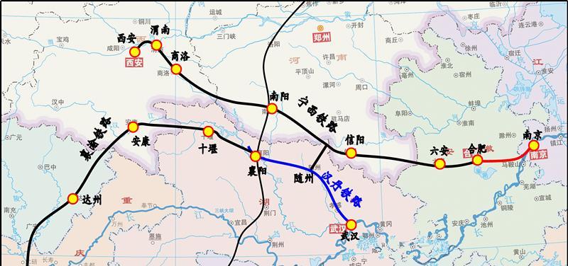 那时陕西向东已经有陇海线铁路,而四川盆地向东只能从襄渝线绕行武汉