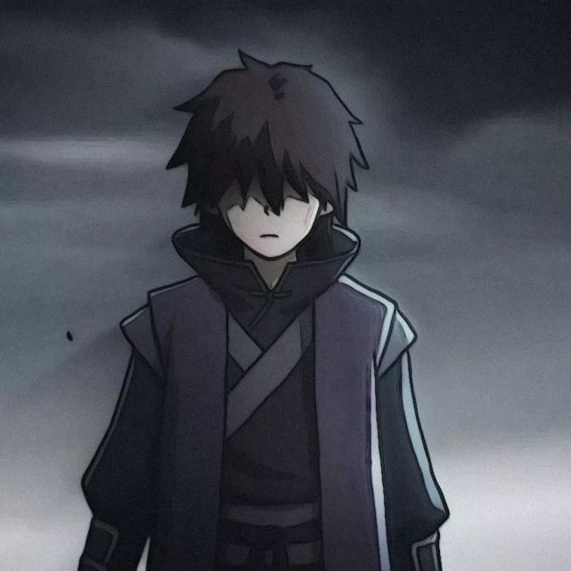 动漫头像:男生黑暗风头像,你的心像一个石头