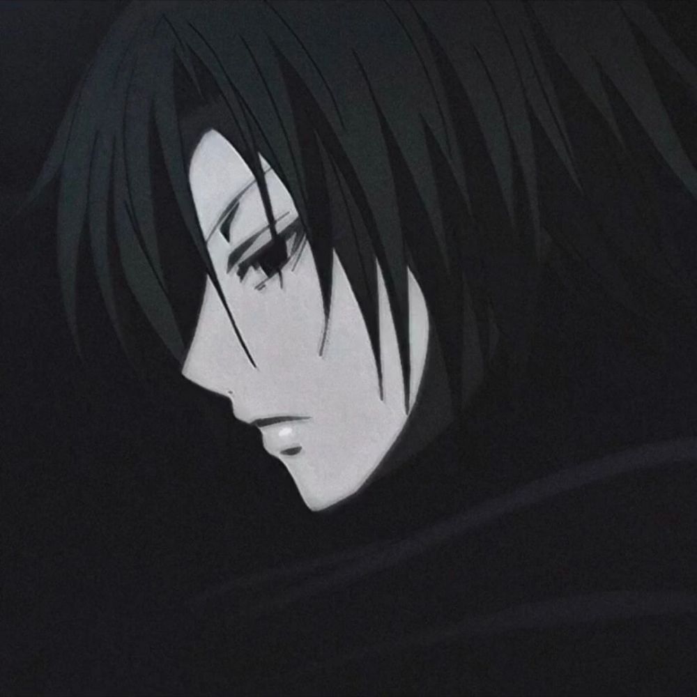 动漫头像男生黑暗风头像你的心像一个石头