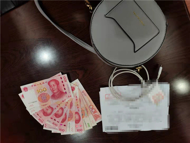 女子丢包不自知,南阳站派出所民警及时送还