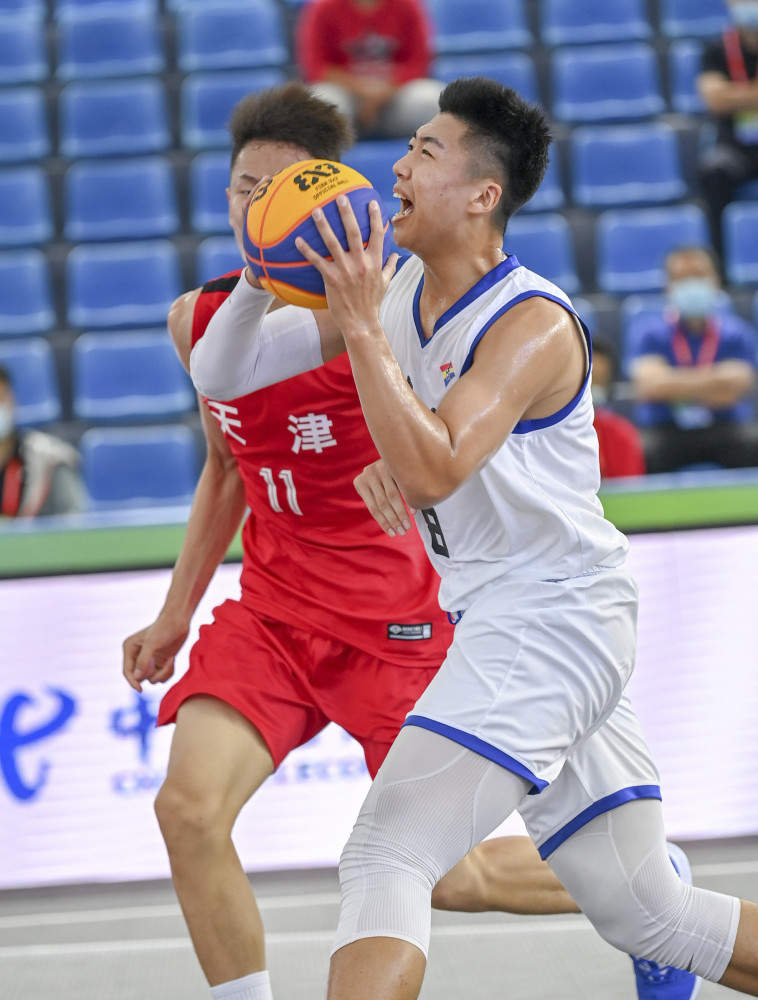 全运会三人篮球男子19岁以下组循环赛辽宁队胜天津队