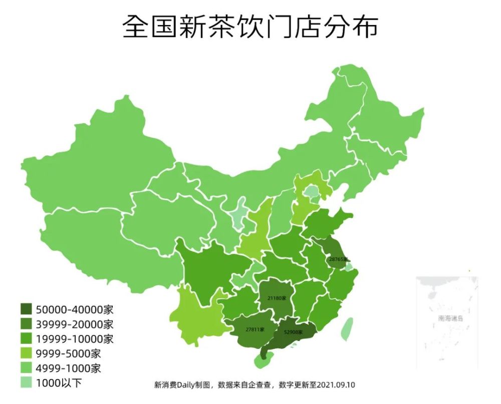 文   sober 制图   vincent liu 1张全国新茶饮地图中,33座城市,111个